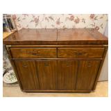 Vintage Drexel Accolade Console Serving Bar Cabinet - 33"H x 40"W x 19"D - $400