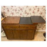 Vintage Drexel Accolade Console Serving Bar Cabinet - 33"H x 40"W x 19"D - $400
