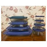 8PC Lidded Glass Pyrex Containers - $35