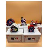 Danbury Mint Chicago Cubs Ornaments Lot Of 5 2011- 2015 - $100 (Owner Firm)
