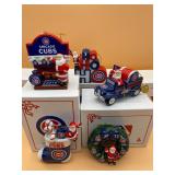 Danbury Mint Chicago Cubs Ornaments Lot Of 5 2016- 2020 - $100 (Owner Firm)