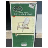 Enchanted Garden Wooden Folding Adirondack Chair New In Box - $75
