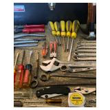 60PC Tool Starter Kit W/Master Mechanic Hip Roof Tool Box - $40