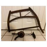 Vintage Bow Saw & Vintage Hand Drill - $35