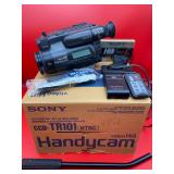 Sony Video Hi8 Handycam CCD-TR101 W/Accessories - $45