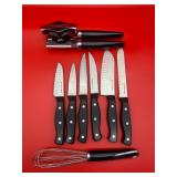 Kitchen Aid 6PC Knife Set W/Can Opener & Whisk - $30