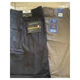 Croft & Barrow Khaki Pants & Axist Black Dress pants Brand New Size 34x32 - $25