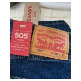 2PC Dress Pants Black Used & Levi Strauss Jeans New Sizes 36x32 - $30