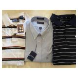 Chaps Polo New & Nike Dri-Fit Size Large & Stafford New Dress Shirt Size 34-35 - $25