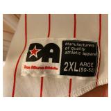 Vintage Budweiser Pinstripe Baseball Jersey 2XL - $25