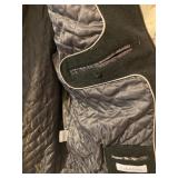 Calvin Klein Wool & Polyester Black Winter Coat Size Large - $25