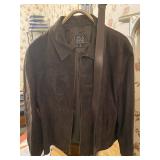 Jos. A Bank Brown Leather Jacket Size XXL - $25