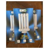 2 X Floor Standing Daylight Lamp W/5 Replacement Bulbs - $90