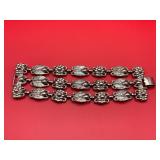 Silvertone Vintage 3 Strand Bracelet - $25
