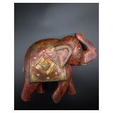 Hand Carved Wood Elephants