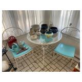 4pc Wrought Iron Patio Set - $175