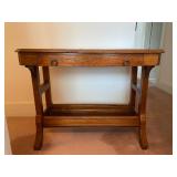 Vintage Solid Wood Console Table - 29"H x 35"W x 24"D - $140