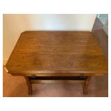 Vintage Solid Wood Console Table - 29"H x 35"W x 24"D - $140