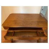 Vintage Solid Wood Console Table - 29"H x 35"W x 24"D - $140