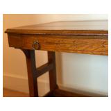 Vintage Solid Wood Console Table - 29"H x 35"W x 24"D - $140