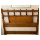 Vintage Twin Bed Frame W/Headboard - 42"H x 41"W x 72"D - $50
