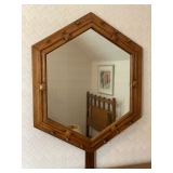 Thomasville 6-Drawer Dresser W/Hexagon Mirror - 72"H x 52"W x 21"D - $180