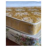 Queen Mattress, Frame & Solid Wood Headboard - 43"H x 60"W x 80"D - $100