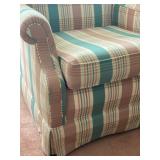 Vintage Ethan Allen Plaid Chair - 33"H x 32"W x 32"D - $75