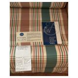 Vintage Ethan Allen Plaid Chair - 33"H x 32"W x 32"D - $75