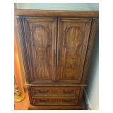 Vintage 5 Drawer Armoire - 64"H x 39"W x 20"D - Please Call For More Details