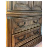 Vintage 5 Drawer Armoire - 64"H x 39"W x 20"D - Please Call For More Details