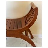 Kartini Single Bench/Chair Solid Wood - 23"H x 26"W x 14"D - $75