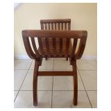 Kartini Single Bench/Chair Solid Wood - 23"H x 26"W x 14"D - $75