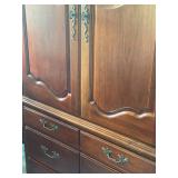 Vintage Entertainment Unit - 80"H x 40"W x 22.5"D - $100