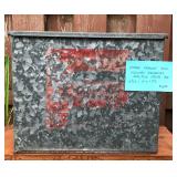 Vintage Fairmont Galvanized Dairy/Milk Cooler