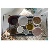 Salterini For Woodard Wrought Iron Bar Cart - 30"H x 32"W x 17"D - $220