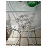 Wrought Iron Outdoor Side Tables - 21"H x 14.5"W x 14.5" - $40 Each
