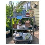 Vintage Lakeside Stainless Steel 3-Tier Cart