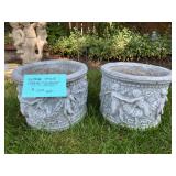 Vintage Stone Flowerpot