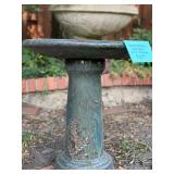 Glazed Ceramic Bird Bath