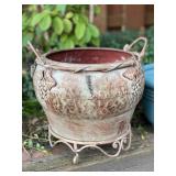 Metal & Fiberglass Flower Pots