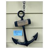 Sexton Metal Anchor & Chain Wall Decor 