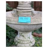 Vintage Concrete Cherub Fountain 