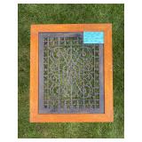 Antique Cast Iron Floor Grate Table