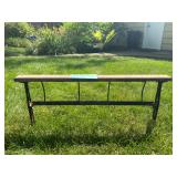 Vtg Cast Iron General Store Butcher Wrapping Paper Holder 29"