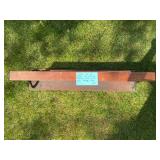 Vtg Cast Iron General Store Butcher Wrapping Paper Holder 33.5" Sheline Chicago