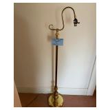 Vintage Bridge Brass Floor Lamp 