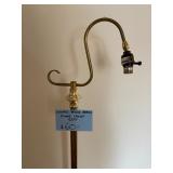 Vintage Bridge Brass Floor Lamp 