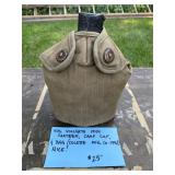 Vintage Vollrath 1944 Canteen, Camp Cup & Bag Colette MFG