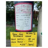 Neon Gas 99.999% Research Grade - 2 Bottles 